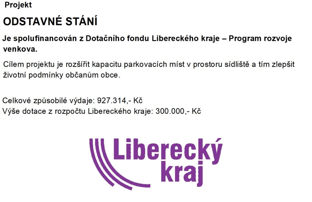 Projekt odstavné stání